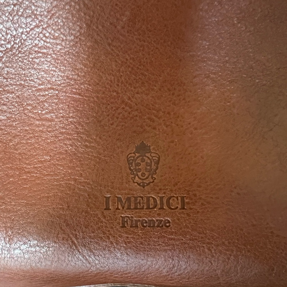 I Medici Firenze leather top-handle bag missing strap - Picture 2 of 10